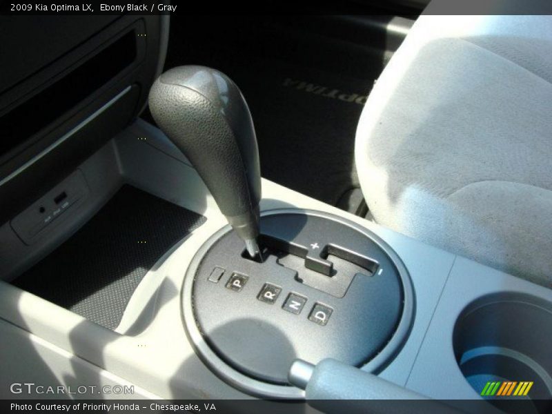 Ebony Black / Gray 2009 Kia Optima LX