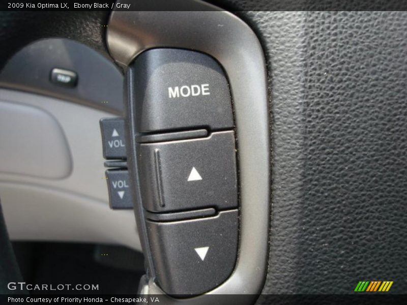 Ebony Black / Gray 2009 Kia Optima LX
