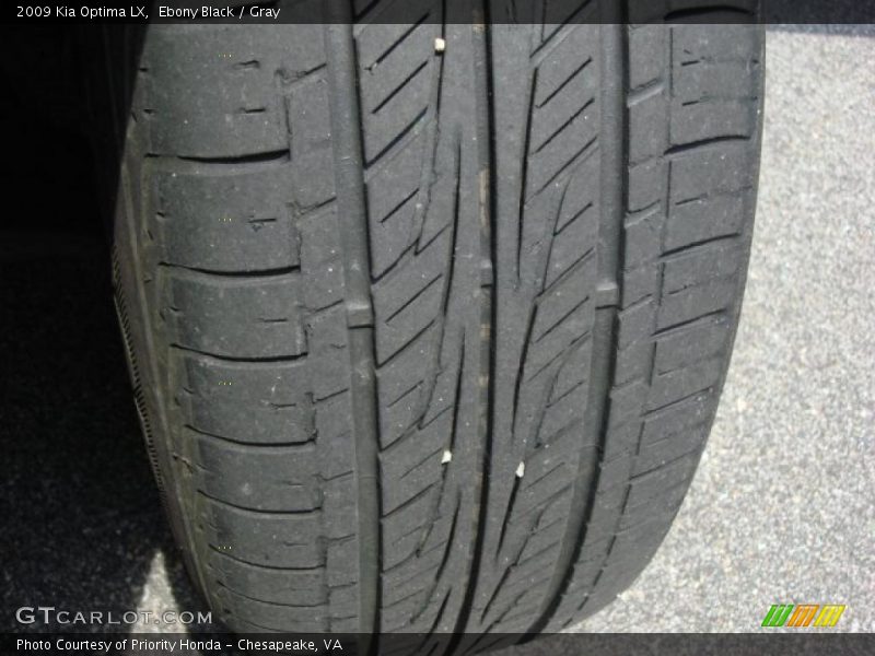 Ebony Black / Gray 2009 Kia Optima LX