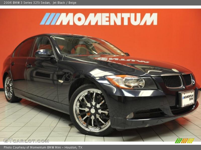 Jet Black / Beige 2006 BMW 3 Series 325i Sedan