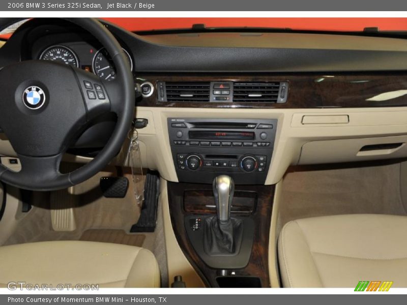 Jet Black / Beige 2006 BMW 3 Series 325i Sedan