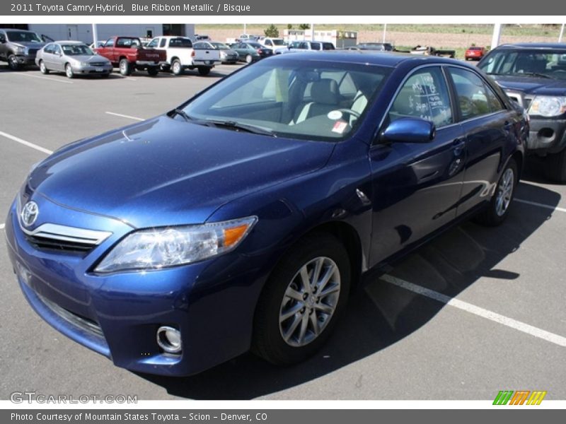 Blue Ribbon Metallic / Bisque 2011 Toyota Camry Hybrid