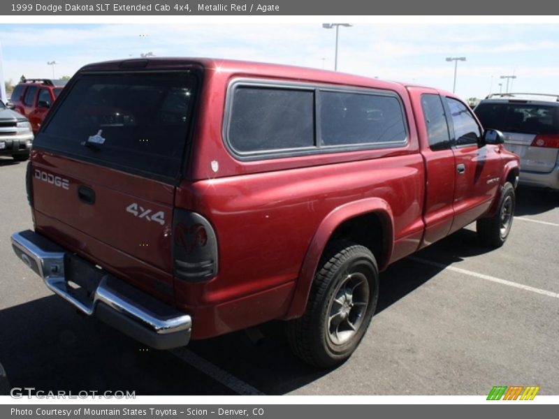 Metallic Red / Agate 1999 Dodge Dakota SLT Extended Cab 4x4