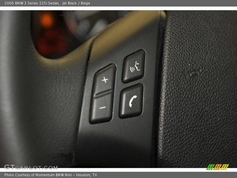Jet Black / Beige 2006 BMW 3 Series 325i Sedan