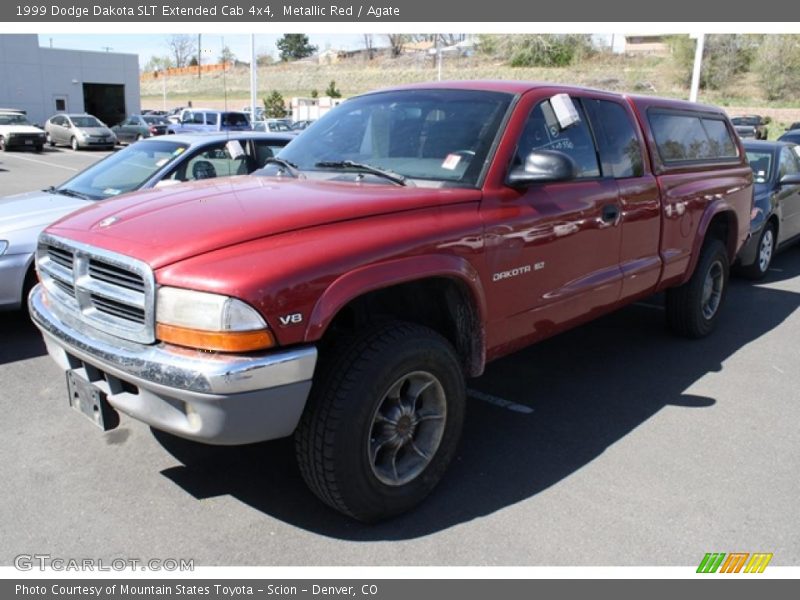 Metallic Red / Agate 1999 Dodge Dakota SLT Extended Cab 4x4