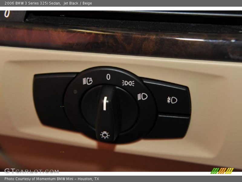 Jet Black / Beige 2006 BMW 3 Series 325i Sedan