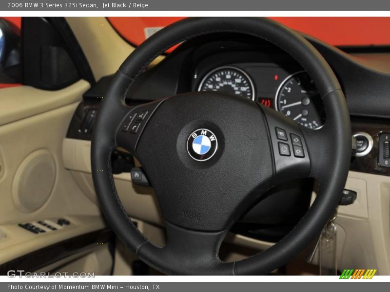 Jet Black / Beige 2006 BMW 3 Series 325i Sedan