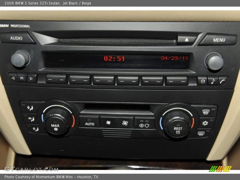 Jet Black / Beige 2006 BMW 3 Series 325i Sedan