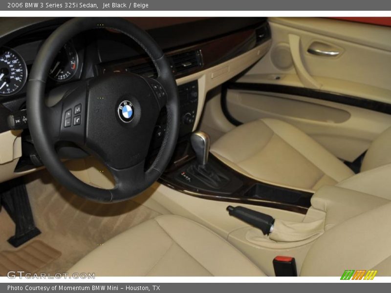 Jet Black / Beige 2006 BMW 3 Series 325i Sedan