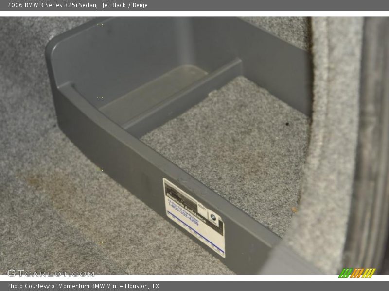 Jet Black / Beige 2006 BMW 3 Series 325i Sedan