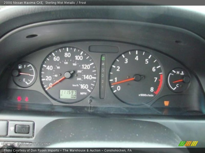 Sterling Mist Metallic / Frost 2000 Nissan Maxima GXE