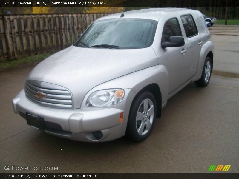 Silverstone Metallic / Ebony Black 2008 Chevrolet HHR LS
