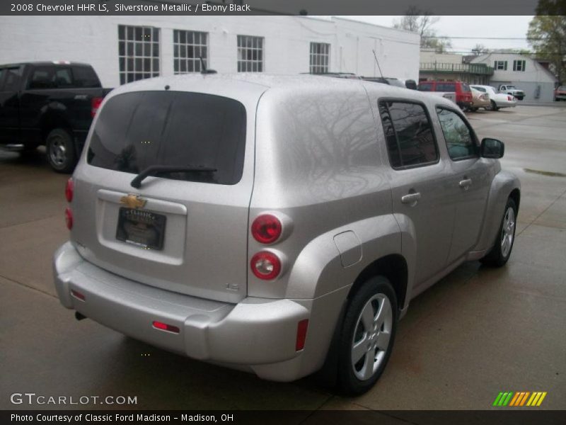 Silverstone Metallic / Ebony Black 2008 Chevrolet HHR LS