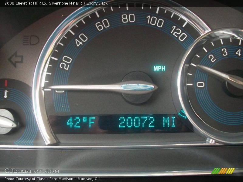 Silverstone Metallic / Ebony Black 2008 Chevrolet HHR LS
