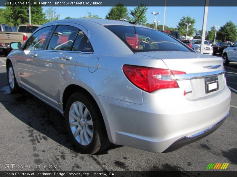 Bright Silver Metallic / Black 2011 Chrysler 200 Touring