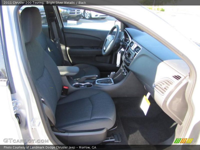 Bright Silver Metallic / Black 2011 Chrysler 200 Touring