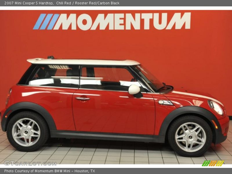 Chili Red / Rooster Red/Carbon Black 2007 Mini Cooper S Hardtop