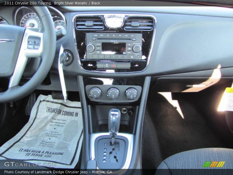 Bright Silver Metallic / Black 2011 Chrysler 200 Touring