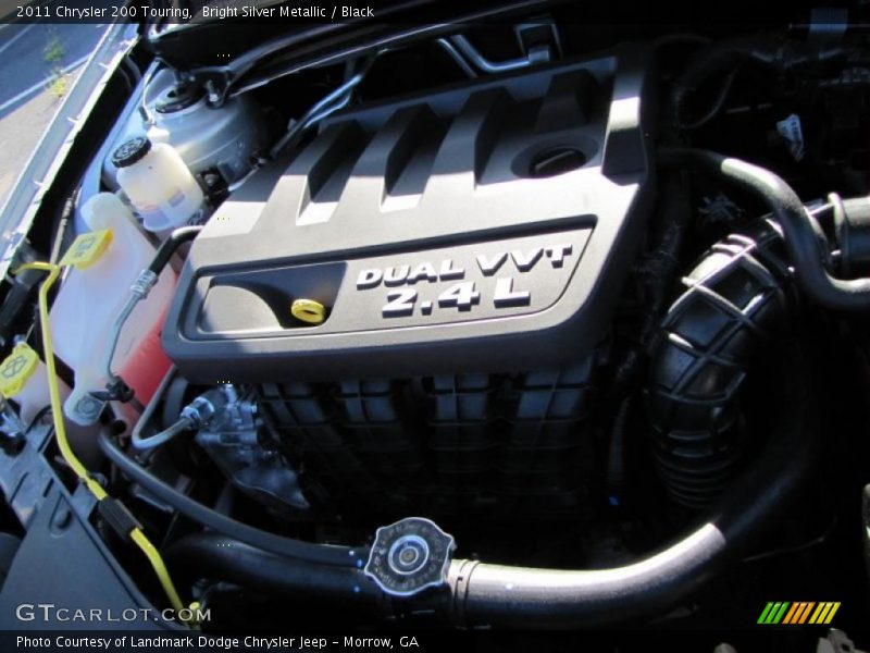 Bright Silver Metallic / Black 2011 Chrysler 200 Touring