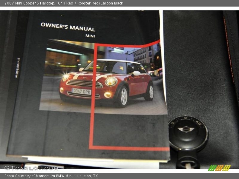 Chili Red / Rooster Red/Carbon Black 2007 Mini Cooper S Hardtop