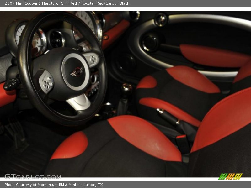 Chili Red / Rooster Red/Carbon Black 2007 Mini Cooper S Hardtop
