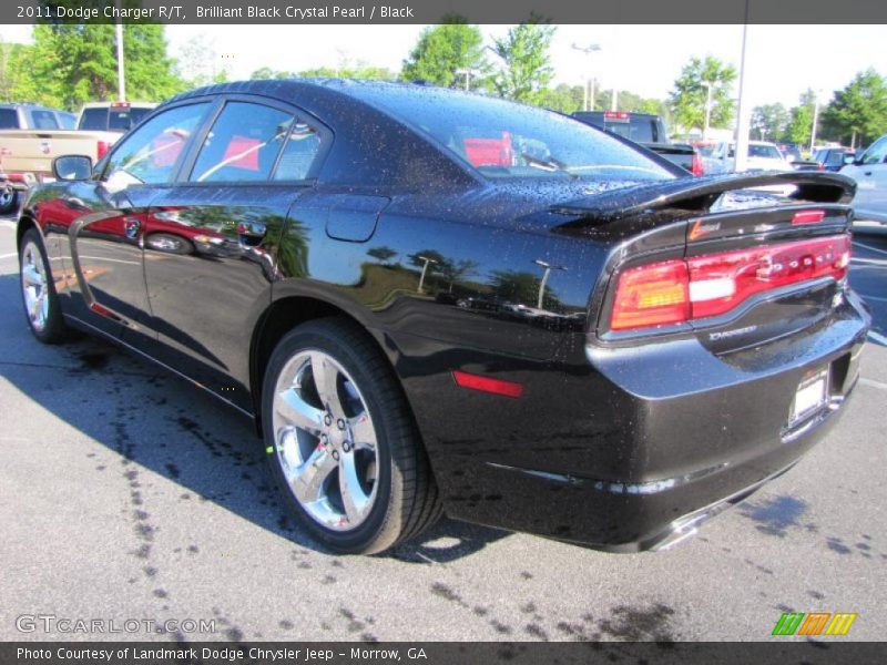 Brilliant Black Crystal Pearl / Black 2011 Dodge Charger R/T
