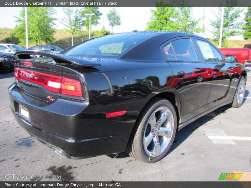 Brilliant Black Crystal Pearl / Black 2011 Dodge Charger R/T