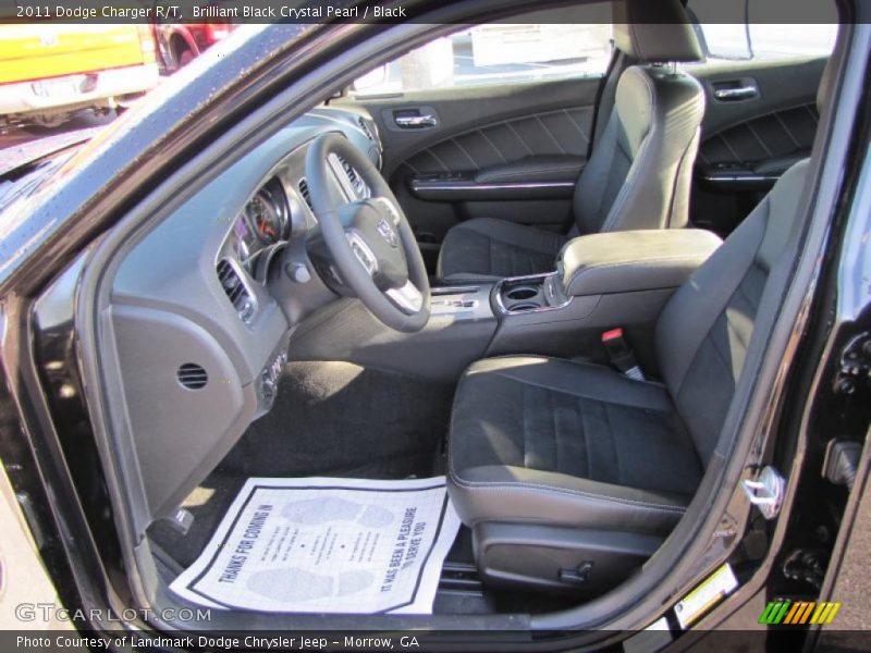 Brilliant Black Crystal Pearl / Black 2011 Dodge Charger R/T