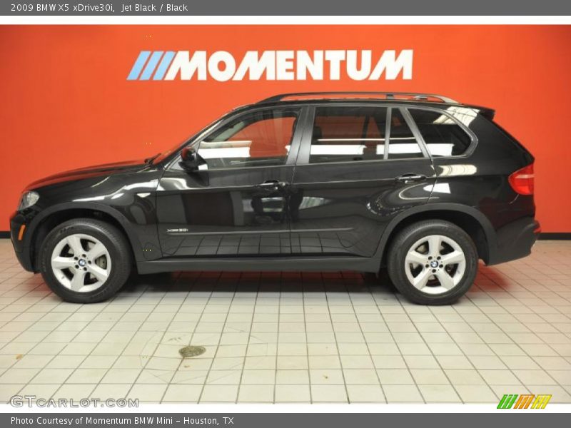 Jet Black / Black 2009 BMW X5 xDrive30i