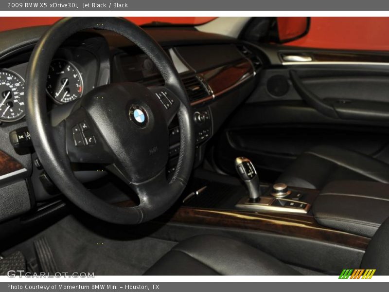 Jet Black / Black 2009 BMW X5 xDrive30i