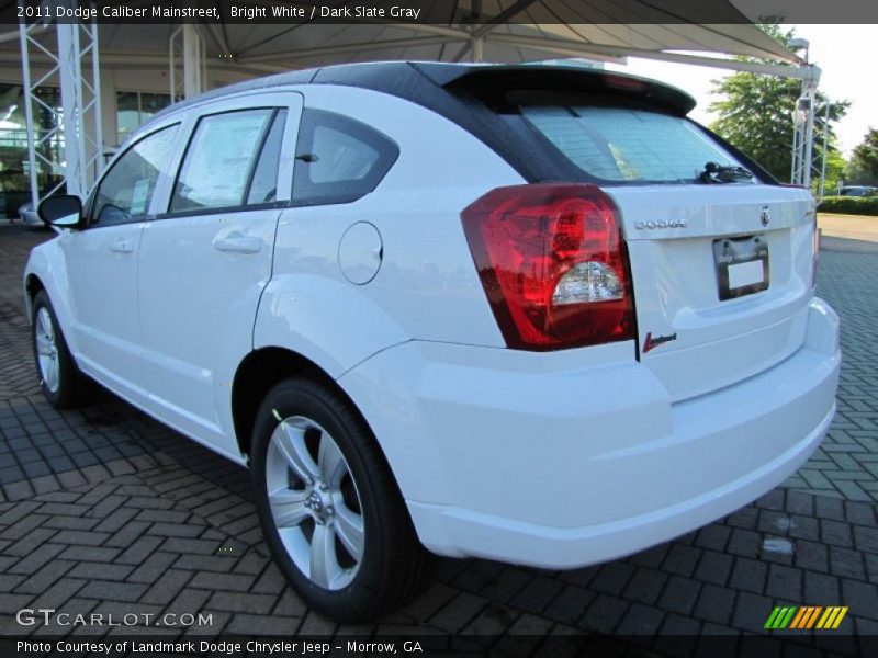 Bright White / Dark Slate Gray 2011 Dodge Caliber Mainstreet