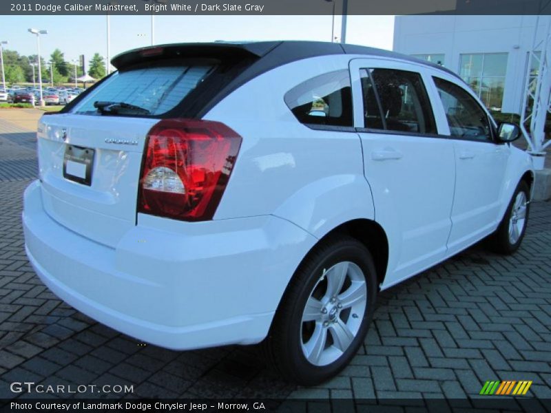 Bright White / Dark Slate Gray 2011 Dodge Caliber Mainstreet
