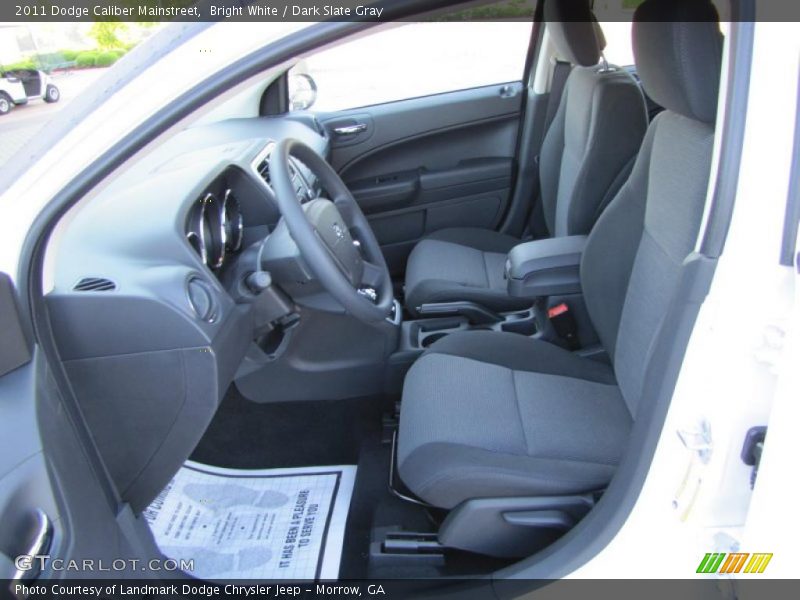 Bright White / Dark Slate Gray 2011 Dodge Caliber Mainstreet