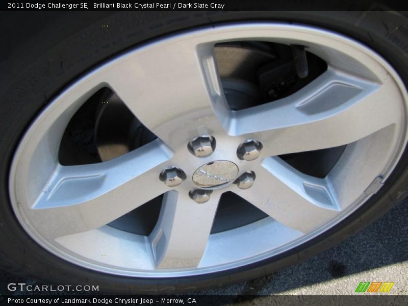 Brilliant Black Crystal Pearl / Dark Slate Gray 2011 Dodge Challenger SE