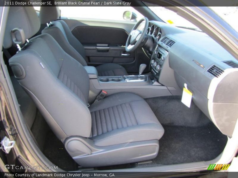 Brilliant Black Crystal Pearl / Dark Slate Gray 2011 Dodge Challenger SE