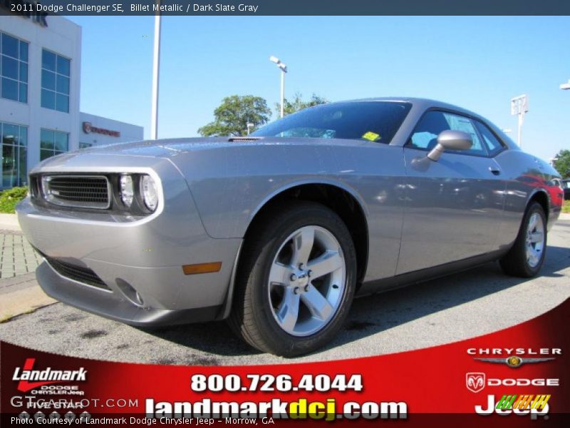 Billet Metallic / Dark Slate Gray 2011 Dodge Challenger SE