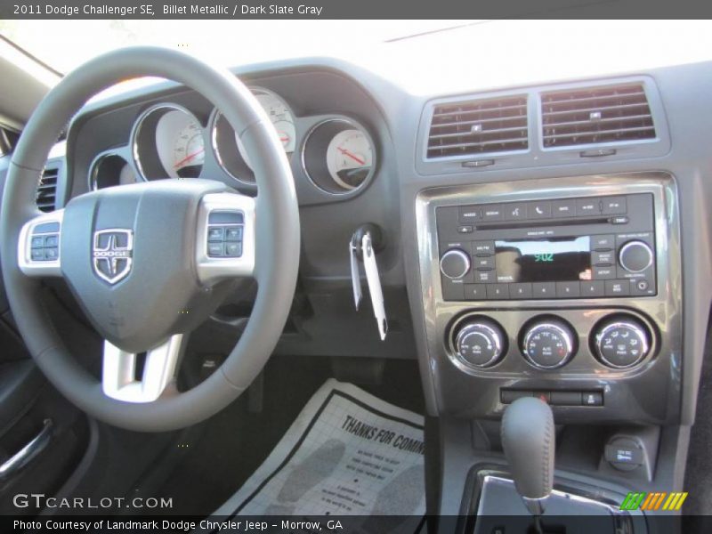 Billet Metallic / Dark Slate Gray 2011 Dodge Challenger SE