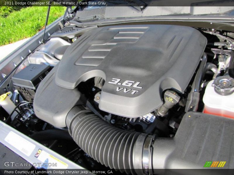 Billet Metallic / Dark Slate Gray 2011 Dodge Challenger SE