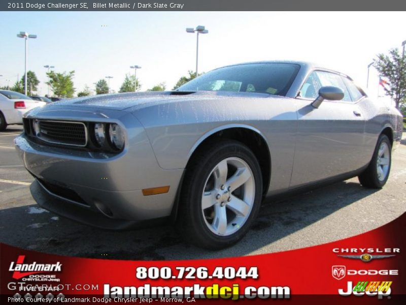 Billet Metallic / Dark Slate Gray 2011 Dodge Challenger SE