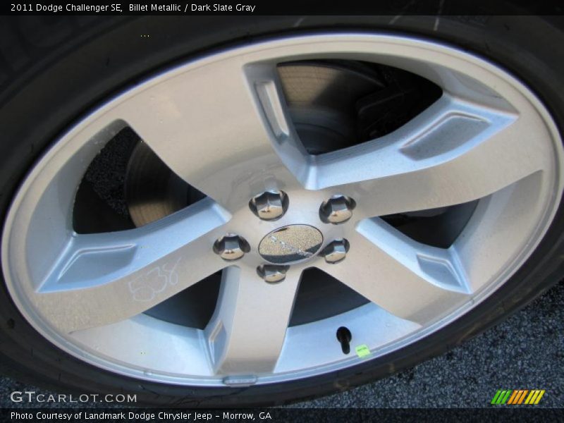 Billet Metallic / Dark Slate Gray 2011 Dodge Challenger SE