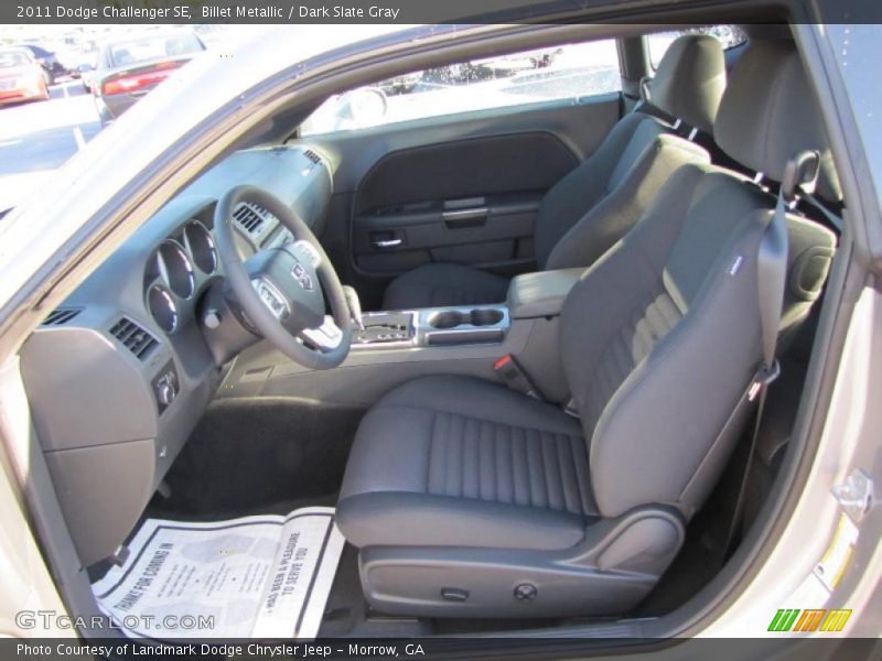 Billet Metallic / Dark Slate Gray 2011 Dodge Challenger SE