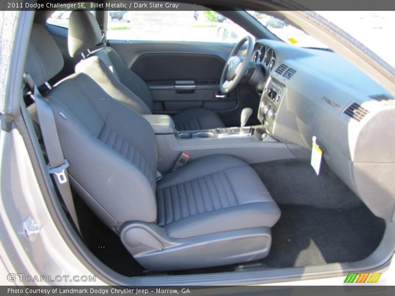 Billet Metallic / Dark Slate Gray 2011 Dodge Challenger SE