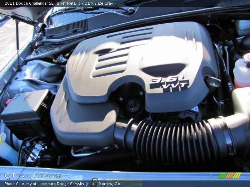 Billet Metallic / Dark Slate Gray 2011 Dodge Challenger SE