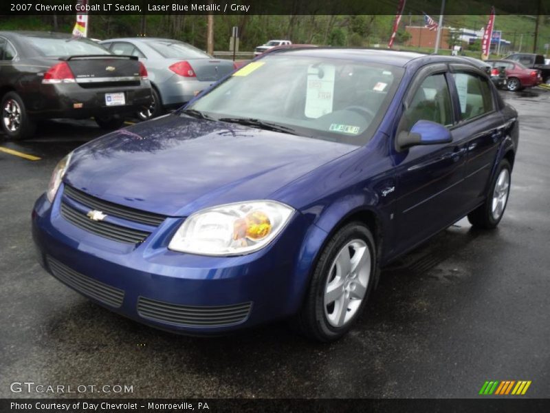 Laser Blue Metallic / Gray 2007 Chevrolet Cobalt LT Sedan