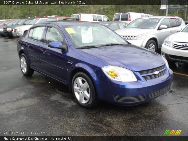 Laser Blue Metallic / Gray 2007 Chevrolet Cobalt LT Sedan