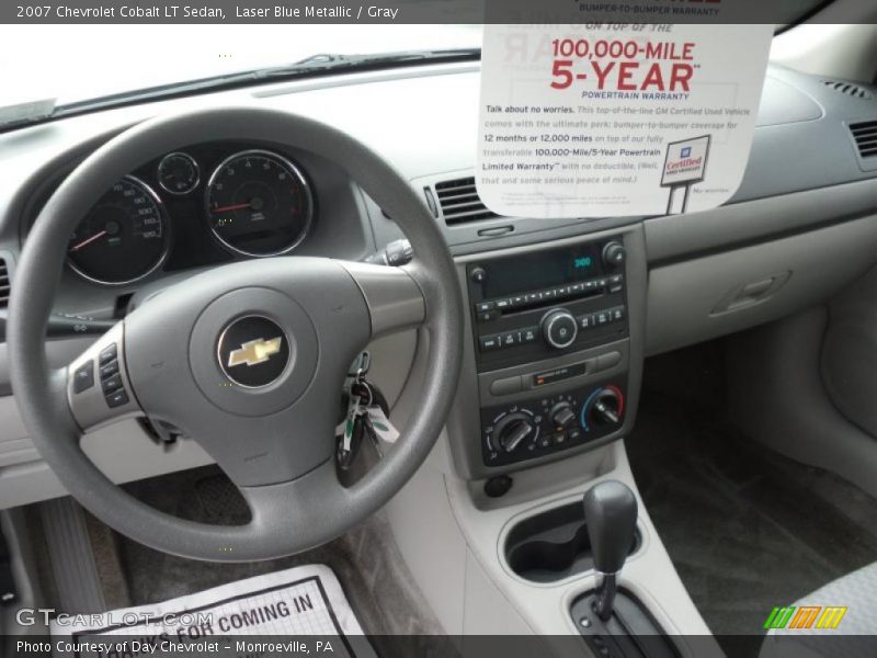 Laser Blue Metallic / Gray 2007 Chevrolet Cobalt LT Sedan