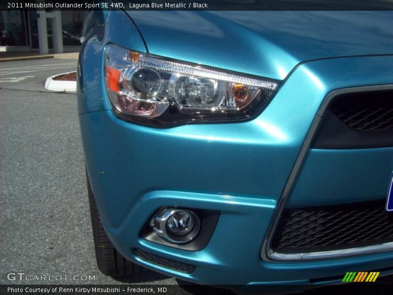 Laguna Blue Metallic / Black 2011 Mitsubishi Outlander Sport SE 4WD