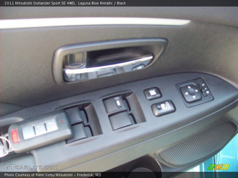 Laguna Blue Metallic / Black 2011 Mitsubishi Outlander Sport SE 4WD