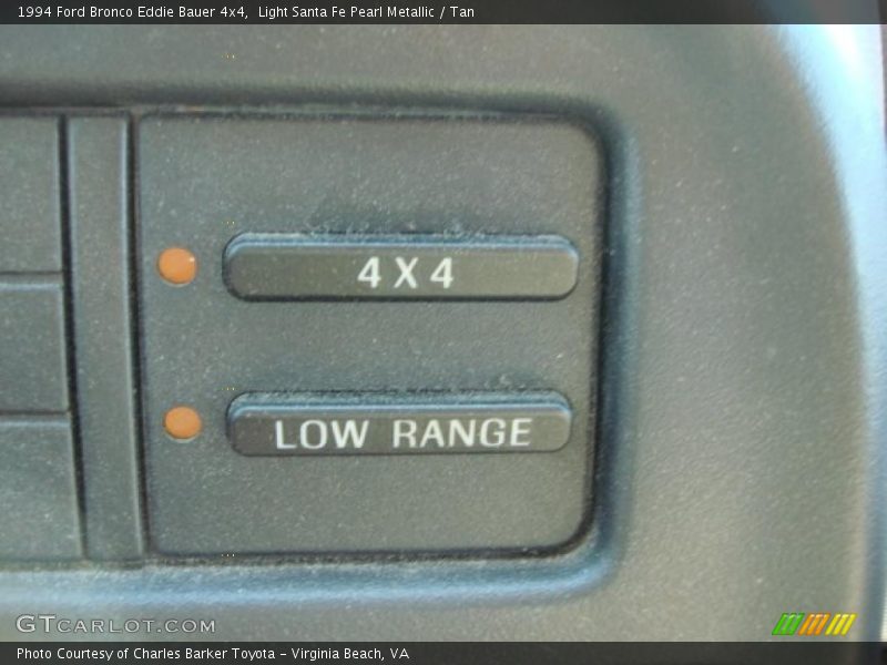 Controls of 1994 Bronco Eddie Bauer 4x4