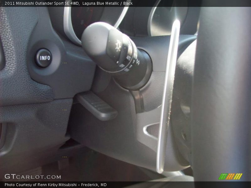 Laguna Blue Metallic / Black 2011 Mitsubishi Outlander Sport SE 4WD